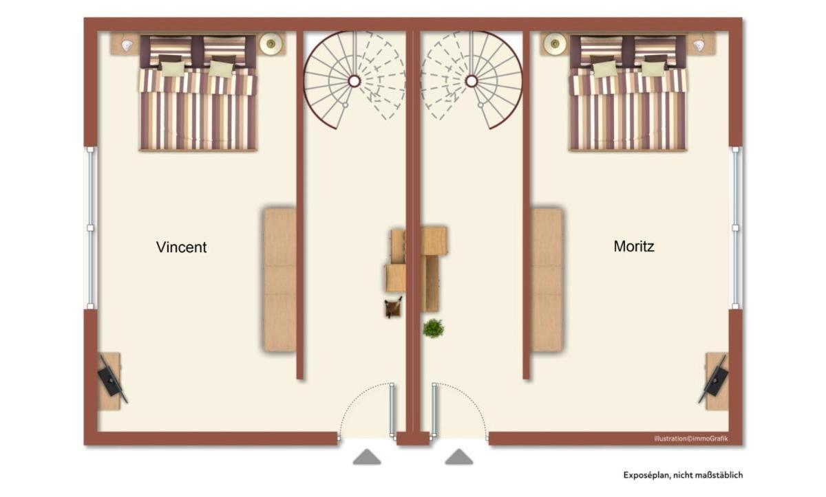 شقة Haus Vier Freunde, Vincent روستوك المظهر الخارجي الصورة