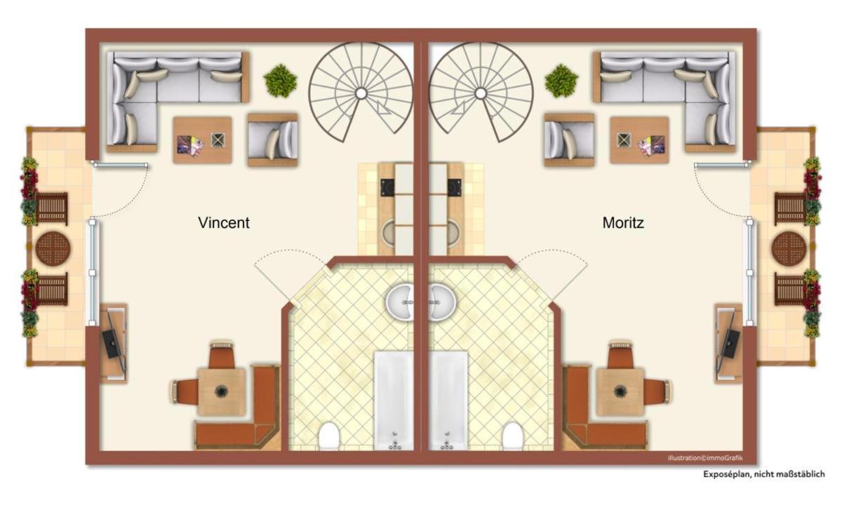 شقة Haus Vier Freunde, Vincent روستوك المظهر الخارجي الصورة